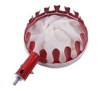 Generic Cabezal Frutas Cesta Recolectora Bolsa de Captura Herramienta de Jardinería Accesorio para Recogida Versátil en Hierro Adecuado, Rojo