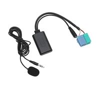 Generic Cable Adaptador de Audio de, Conector Automático de Audio Automático de Manos Libres DC 5V-12V Estéreo con Micrófono para Reemplazo