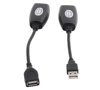 Generic Cable Adaptador de Red Extensor de Extensión Ethernet USB 2.0 a RJ45 LAN con Cable para Usuarios de OS X, Ideal para Cámaras USB, Impresoras, Teclados y Más