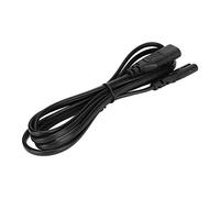 Generic Cable de Alimentación IEC320 C8 a IEC320 C7, Cable de Extensión Adaptador Impermeable de 100-240 V, Cubierta de PVC Resistente Al Calor para Altavoces de Cámaras Digitales