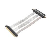 Generic Cable de Extensión de la Tarjeta Gráfica GPU para WRX80 RTX4090 RX7900XTX, Cable PCIe 16x Ascensor Que Garantiza la Integridad de la Señal y la Gestión Fácil de, Material de Plata ABS (Los