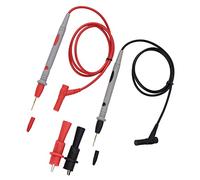 Generic Cables de Sonda de Multímetro Chapados en Oro Ultra Afilados para Pruebas Precisas de 1000 V 20 A, Prueba Continua para Multímetro Digital, Adecuado para Componentes Electrónicos Pequeños