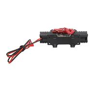 Generic Cabrestante de Aleación de Aluminio para Coche RC, con Doble Motor y Cable Ultrasuave, para Coches RC Crawler 1:10 Axial SCX10 (Black)