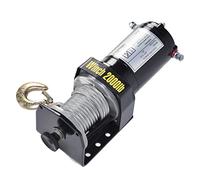 Generic Cabrestante Eléctrico de 12 V de 2000 Libras con Potente Núcleo de Cobre y Gancho de Aleación para Aplicaciones de Remolque y Elevación de Alta Resistencia