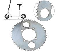 Generic Cadena de 54 Dientes T8F Placa de Engranaje de 4 Orificios para Scooter Eléctrico, Se Adapta a Volante de Inercia de 78 Mm de Diámetro Exterior, Reemplazo de Piñón de Metal para Cadena T8F