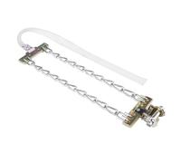 Generic Cadenas de Nieve para Neumáticos de 235-265 Mm para Automóviles, Camiones, Todoterrenos, Correa de Tracción Antideslizante de Acero Al Manganeso con Bloqueo de Aleación de Zinc, Fácil