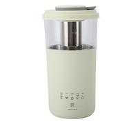 Generic Cafetera de Leche Portátil, Abdominales Compactos en Acero Inoxidable Seguro 350 Ml 7 Minutos Hervir para Hervir té Eléctrico Rápido para el Escritorio (EU enchufe 220V 4W)