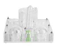 Generic Caja Acrílica Transparente para Cría de Hormigas con área Hidratante para Observar y Alimentar Hormigas, Ideal para Niños, 3,7x3,7x2,8 Pulgadas