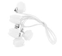 Generic Caja de Almacenamiento de Dientes Para Niños, Tapas Cerrables Duraderas que No Destiñen, 5 uds. Para Recuerdos de Dientes de bebé, Caja de Recogida de de bebé Para Collar (WHITE)