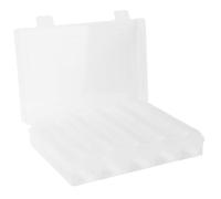 Generic Caja de Almacenamiento de Monedas Transparente de 100 Piezas, Contenedores Duraderos para Cápsulas de Monedas, Perfecto para Colección de, Caja de Almacenamiento de Plástico, 18,5x11,6x4cm