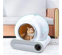 Generic Caja de arena inteligente autolimpiante, caja cerrada automática para gatos con tecnología de sensor para los amantes de los gatos, solución de limpieza conveniente y sin desorden