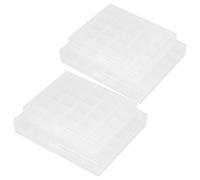 Generic Caja de Carretes de Costura, Organizador Portátil de para Costurera, 4 Uds., Caja de Plástico de 25/36 Rejillas