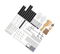 Generic Caja de Chasis Abierto Vertical: Marco de Aluminio Liviano para un Fácil Montaje y una Disipación de Calor óptima para Jugadores y Constructores (Black)
