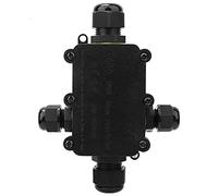 Generic Caja de Conexiones de Plástico Impermeable IP68 para Luces Subacuáticas Fácil Instalación para Seguridad del Hogar, Caja de Cableado de 4 Vías para Jardín de Conector de Cable de 5-9 Mm (4