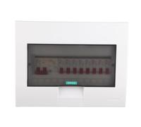 Generic Caja de Distribución Ignífuga de 8 Vías con Interruptor de Protección contra Fugas 2P, 63A 230/400V, Ventana Visible, Ideal para Control de Distribución de Energía
