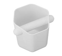 Generic Caja de Golpe de café a Prueba de Ruidosas 600 Ml de Gran Capacidad ABS Anti-slip Hexagonal Prism para Cocina en Casa (WHITE)