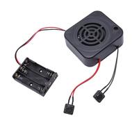 Generic Caja de Grabación de Voz DIY Módulo de Sonido Grabable de 2 Minutos de Larga Duración Reproducción una Vez para Mensajes Personalizados Fabricación de Juguetes Material: ABS Negro