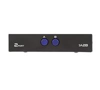 Generic Caja de Interruptor para Compartir Manual USB 2,0, Transferencia de Datos Eficiente para Impresora de Escáner de PC, 98/XP/MAC para Uso Doméstico en la Oficina (manual de 2 puertos)