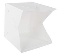 Generic Caja de Luz LED Plegable para Fotografía con Brillo Ajustable para Objetos Pequeños y Joyas Diseño de Plástico de 40 Cm 6 Fondos
