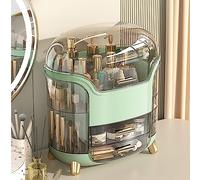 Generic Caja de Maquillaje Vertical, Caja de Maquillaje Transparente de ABS de Gran Capacidad Rotatable para el Cuidado de la Piel para la Encimera (#2)