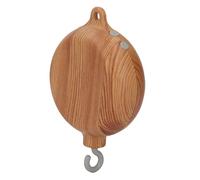 Generic Caja de Música Móvil para bebé con Diseño de Grano de Madera, Gancho Giratorio, Rotación de Canciones de Cuna para Cuna + Música para Recién Nacidos, Plástico, 9x3,5x14cm