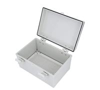 Generic Caja de Proyectos Eléctricos Impermeable IP67 con Cubierta con Bisagras para Uso en Exteriores, Carcasa de ABS Resistente a Impactos, 300 X 200 X 170 Mm, Ideal para Aplicaciones