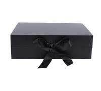 Generic Caja de Regalo con Cierre Magnético Elegante Gran Capacidad para Perfumes Bolsas Cuidado de la Piel para Cumpleaños Aniversario Día de la Madre Día de San Valentín (BLACK)