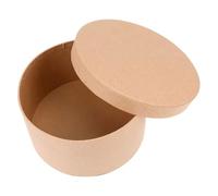 Generic Caja de Regalo con Tapa Caja Redonda de Papel Caja de Caramelos Caja Contenedora para Repostería Diseño Elegante Y Resistente Que Permite La Per, tal como se describe, Size S