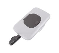 Generic Caja de Toallitas Húmedas Recargables con Correa para Colgar, Accesorio Gris Ligero para Familias que Viajan