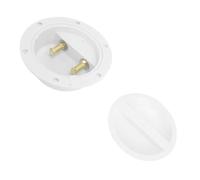 Generic Caja de Unión de Pesca de Agitación Eléctrica, Cajas de Unión de Rueda ABS 6V-32V con Tapa Giratoria para Barcos de Yates RVS (Caja de unión)