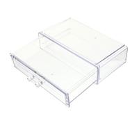 Generic Caja Organizadora Transparente Cajones para Cosméticos Joyas y Papelería Almacenamiento de Escritorio Compacto para Oficina y Tocador Contenedor Versátil para Maquillaje y