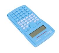 Generic Calculadora Científica Profesional con Pantalla Grande de 12 Dígitos y 240 Funciones para Uso en Aula y Laboratorio, con Tapa Dura Deslizante, Color Blanco (Azul Vibrante)
