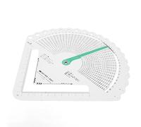 Generic Calculadora de Puntadas de Tejer Herramienta de Medición Fácil de Leer para Enseñar y Bordar PVC 1 Pieza