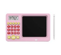 Generic Calculadora para Niños Calculadora Digital con Pantalla Básica para la Escuela Primaria, Herramienta de Aprendizaje de Matemáticas de Juguete de Entrenamiento Aritmético, ABS Blanco, Regalo
