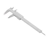 Generic Calibrador Vernier de Acero Inoxidable de 0 a 6 Pulgadas, Herramienta de Medición con Autobloqueo para Uso Profesional y de Bricolaje