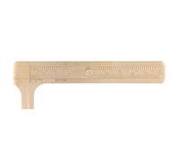 Generic Calibrador Vernier de Latón, Herramienta de Medición de Joyería de Doble Escala de 0-100 Mm para Mediciones Precisas de Jade y, Ideal para Profesionales