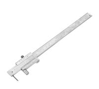 Generic Calibre Vernier Portátil de Acero Inoxidable con Trazador, Regla de Calibrador de Alta Precisión para Uso en Exteriores, Calibrador de Cobre de 0-200 Mm, para Entusiastas de la Carpintería y