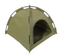 Generic Cama Pequeña para Tienda de Campaña para Perros y Gatos con Ventana de Malla, Cojín de Doble Cara para Verano/Invierno, Tienda de Campaña Portátil Plegable para Viajes Rápidos, Estructura (L)