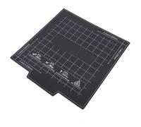 Generic Cama Térmica para Impresora 3D, Hoja Adhesiva de Plataforma Magnética de 235 Mm X 235 Mm, Adhesivo de Superficie de Construcción de Impresión 3D Etiqueta Adhesiva de Cama de Impresión