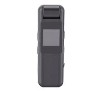 Generic Cámara de acción Cámara portátil HD 1080FHD 180° lente rotativa POV videocámara con abrazadera trasera para Asambleas grabación Ciclismo viaje aluminio ABS