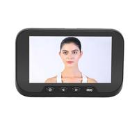 Generic Cámara de mirilla de vídeo 1080p HD 4.5 pulgadas pantalla color 135 grados gran angular con detección de movimiento visión nocturna visor de puerta digital para seguridad en el hogar Material