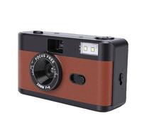 Generic Cámara de Película Estilo Vintage de 35 Mm con Flash para Entusiastas de la Fotografía Retro, Material ABS, Ideal para Fotógrafos Principiantes y Experimentados, 3 Rollos de Película