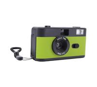 Generic Cámara de Película Vintage de 35 Mm Cámara Retro Liviana con Flash para Fotografía de Narración de Cuentos para Estudiantes ABS 1 Pila AA (Negro Rojo)