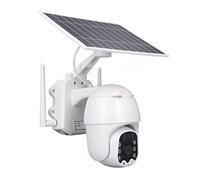 Generic Cámara de Seguridad Al Aire Libre, Audio Color Night de 2 Vías 3MP 360 ° Cámara de Seguridad Inalámbrica Impermeable para Puerta de Alta Resolución 1080p (Versión 4G AU)
