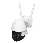 Generic Cámara de Seguridad, Cámara Inalámbrica de Visión Nocturna Control Remoto Impermeable para la Oficina (Enchufe de la UE)