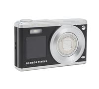 Generic Cámara Digital con Enfoque Automático, Pantalla IPS de 2,88 Pulgadas, Pantalla Frontal, de Zoom Que Cambia Libremente para Amantes de los Selfies y Viajeros (Black)