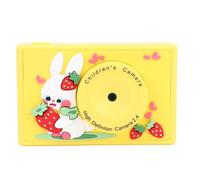 Generic Cámara Digital HD de 48MP con Doble Lente para Niños para Fotografía y Juegos, Cámara de Juguete Recargable para Niños para Diversión Creativa, Material ABS (Yellow)