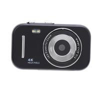 Generic Cámara Infantil de Niños Pequeños 16x Zoom Recargable Grabadora de Video de 48mp Portátil, Cámara Selfie para Niños (Black)