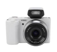 Generic Cámara sin Espejo 5K, 64MP 15x Zoom Hybrid Zoom 3.2in WiFi Touching Vlog Camera para Fotografía (White)
