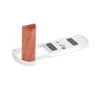 Generic Camera L de Forma de Forma, Aleación de Madera de Aluminio QR Placa Cámara L Manija de de para Articular Brazo (Silver)